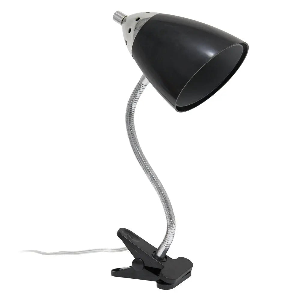 18" Black Swing Arm Table Lamp HomeRoots