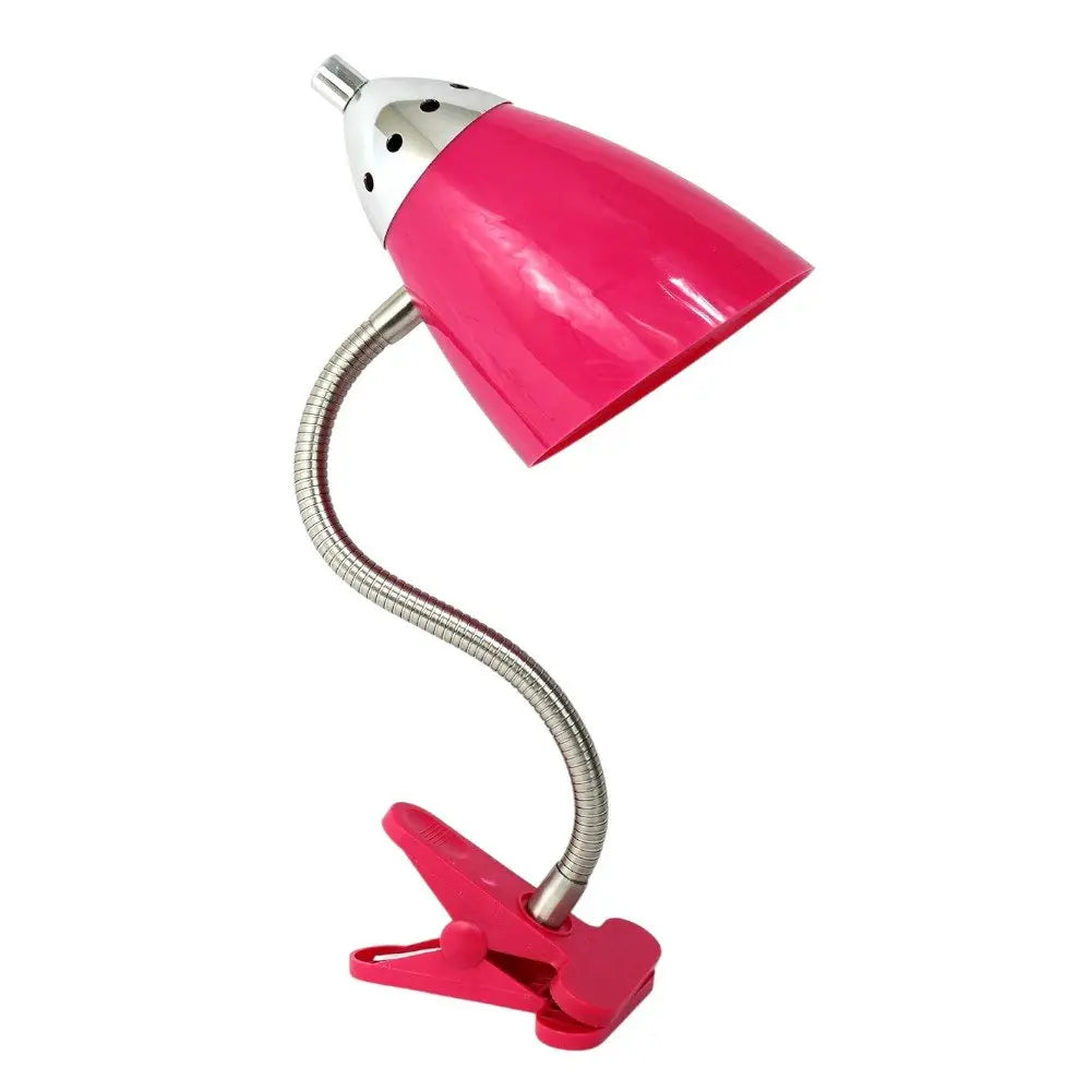 18" Pink Swing Arm Table Lamp HomeRoots