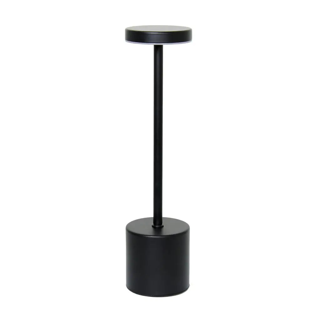 13" Black Metal Table Lamp HomeRoots