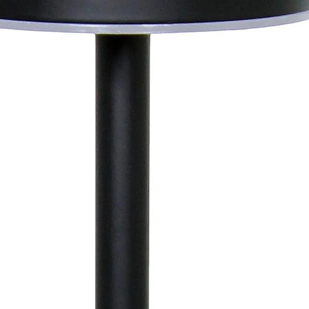 13" Black Metal Table Lamp HomeRoots