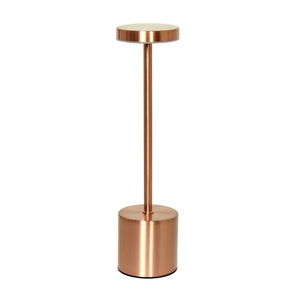 13" Copper Metal Table Lamp HomeRoots