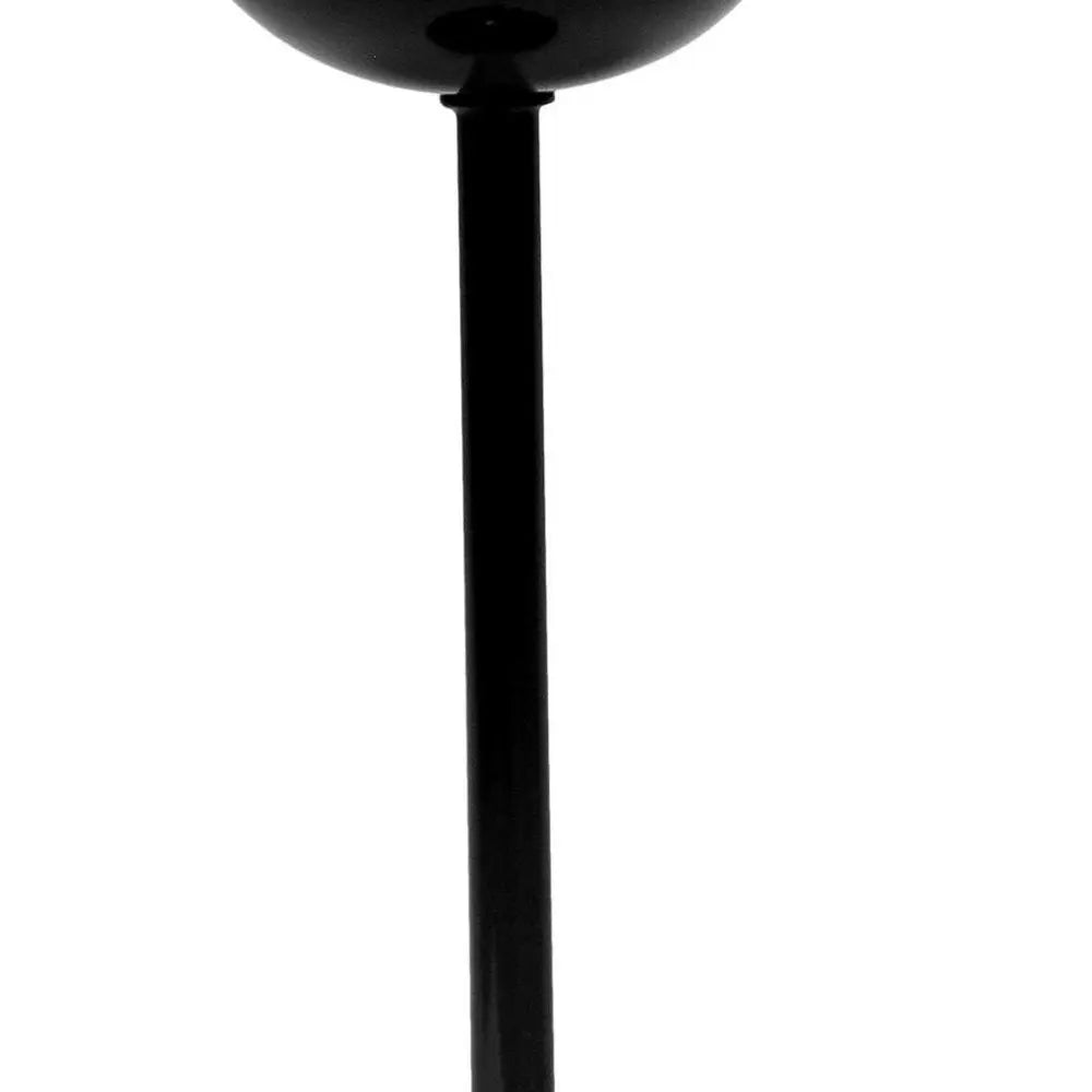12" Black Metal Table Lamp HomeRoots
