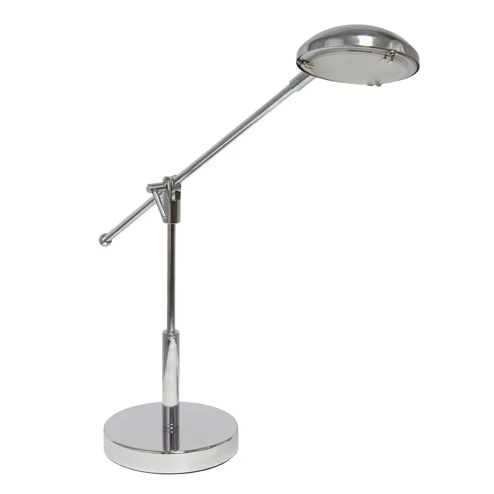 21" Silver Metal Table Lamp HomeRoots