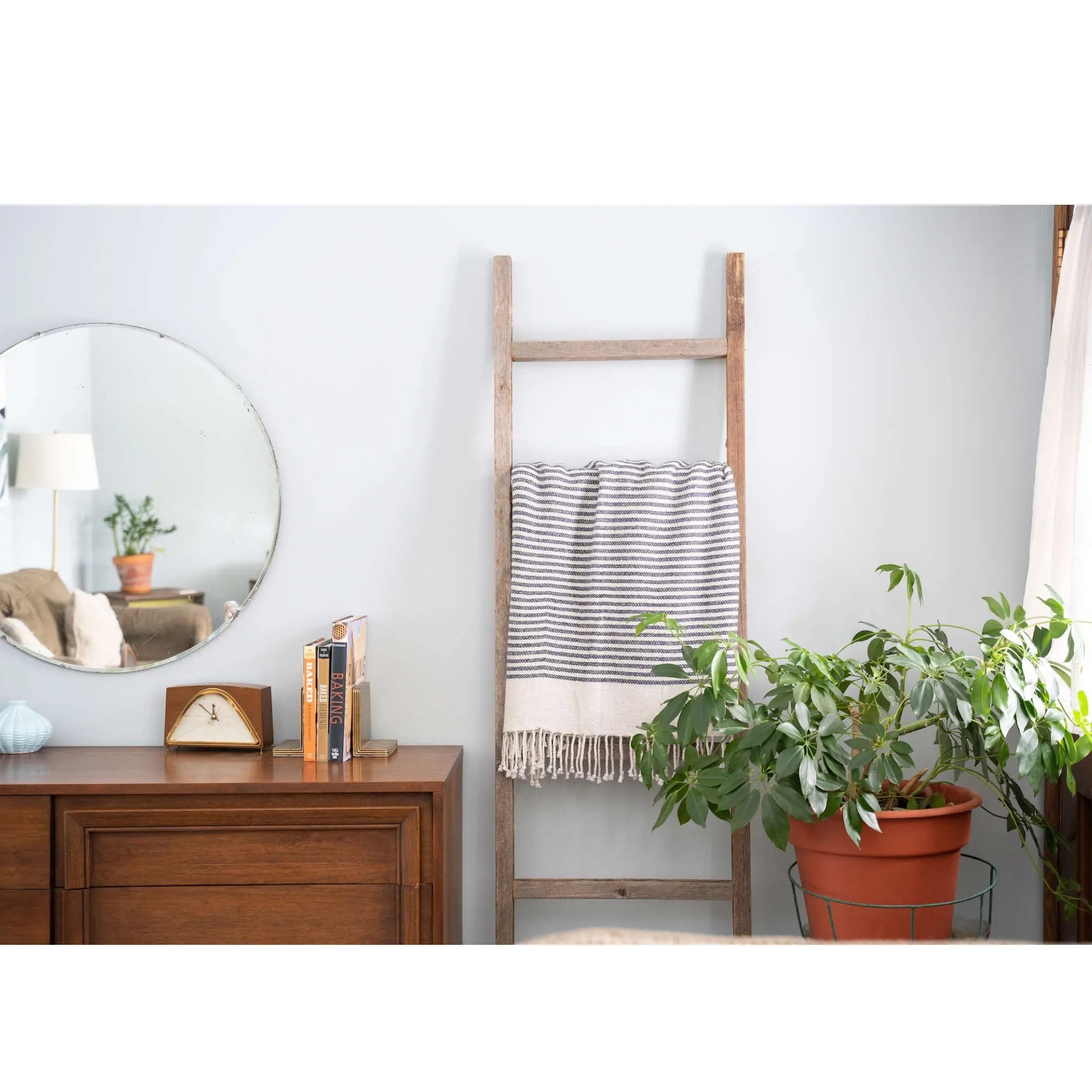 65" X 17" Gray Wood Hanging Dimensional Sculpture - NOBLE HOME INTERIORS