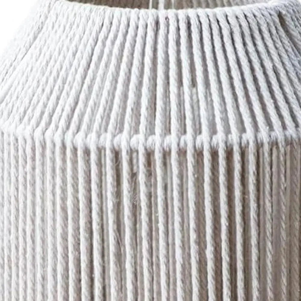 7" Beige Battery Operated Geometric Desk Lamp With Novelty Shade HomeRoots