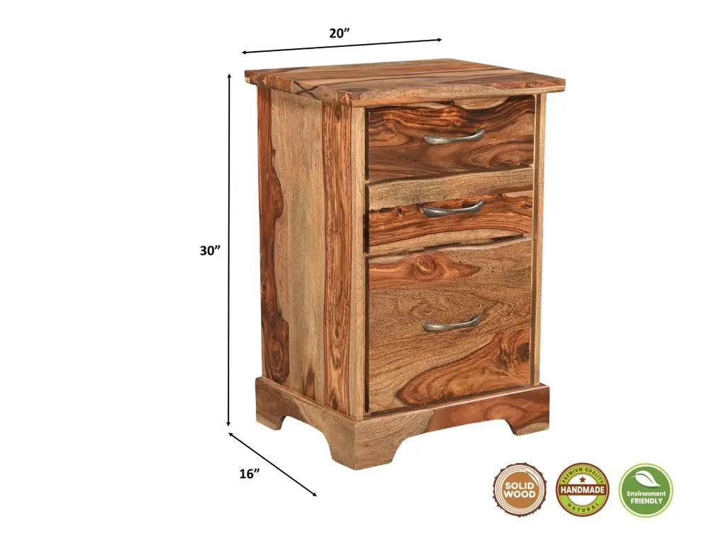 68" Brown Solid Wood Writing Desk and Bookshelf Set With Four Drawers - NOBLE HOME INTERIORS