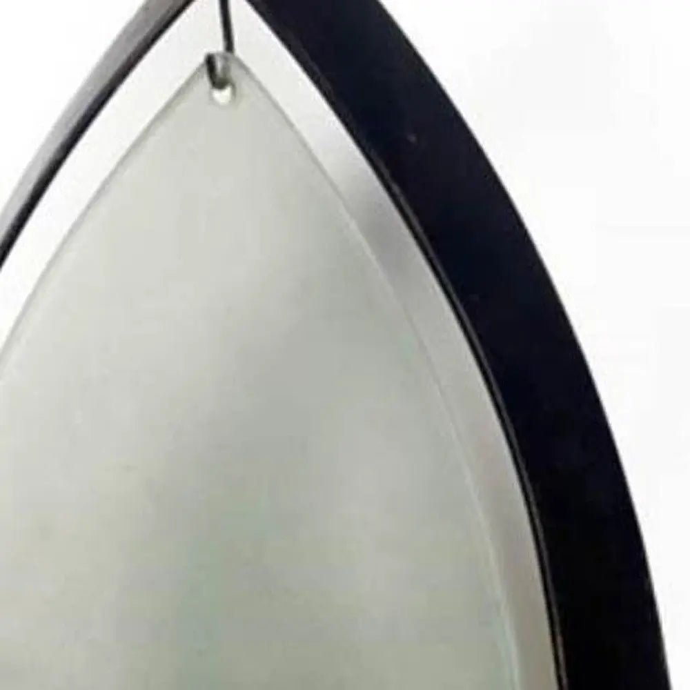 7" Black Abstract Metal And Glass Wall Sconce Candle Holder HomeRoots