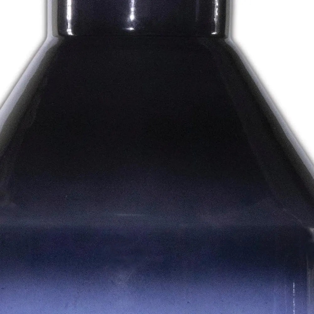 7" Blue Round Glass Table Vase - NOBLE HOME INTERIORS