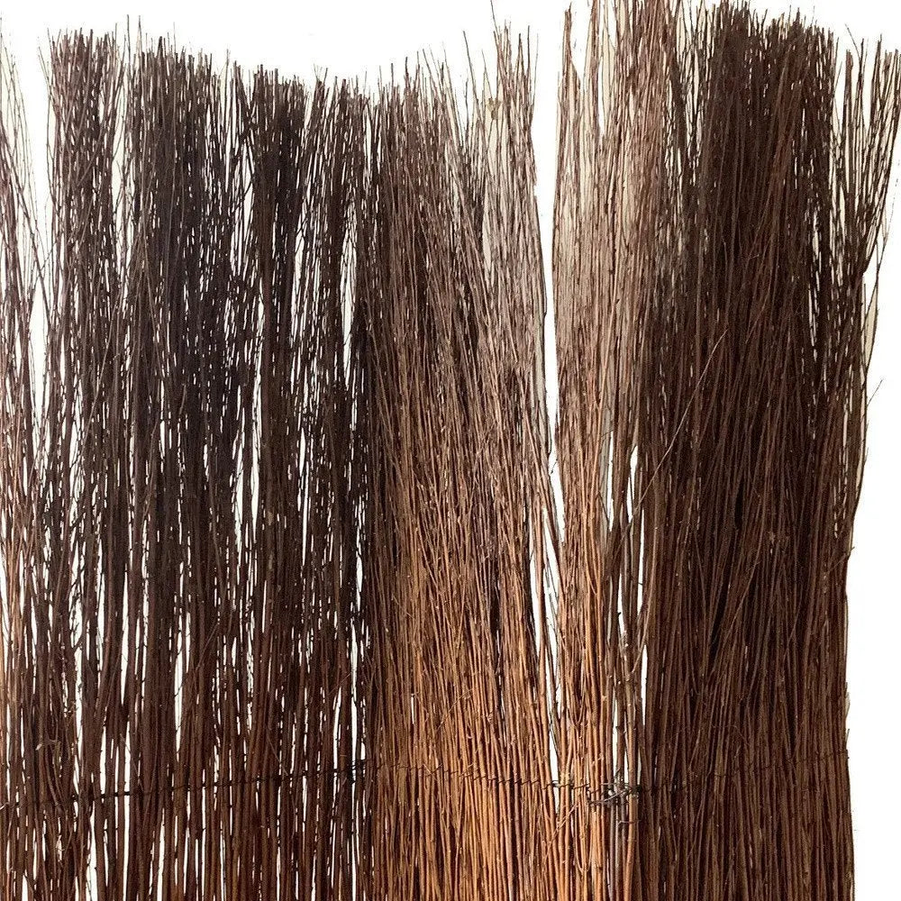 7' Rustic Willow Branch Three Panel Room Divider Screen - NOBLE HOME INTERIORS