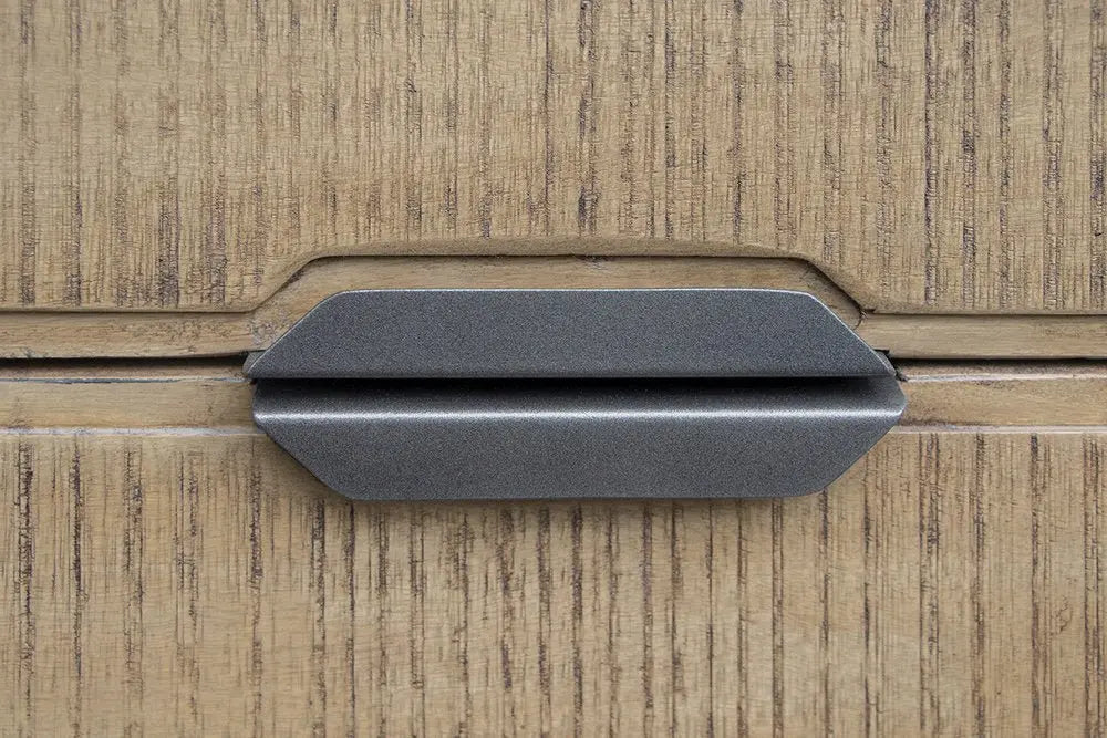 70" Light Gray Solid Wood Open shelving Distressed TV Stand - NOVA HOME FURNITURE