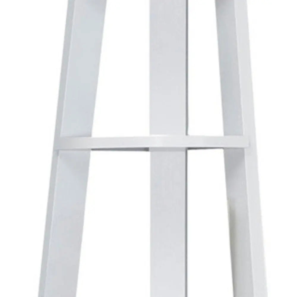 71" Espresso Wood Five Tier Corner Bookcase - NOBLE HOME INTERIORS