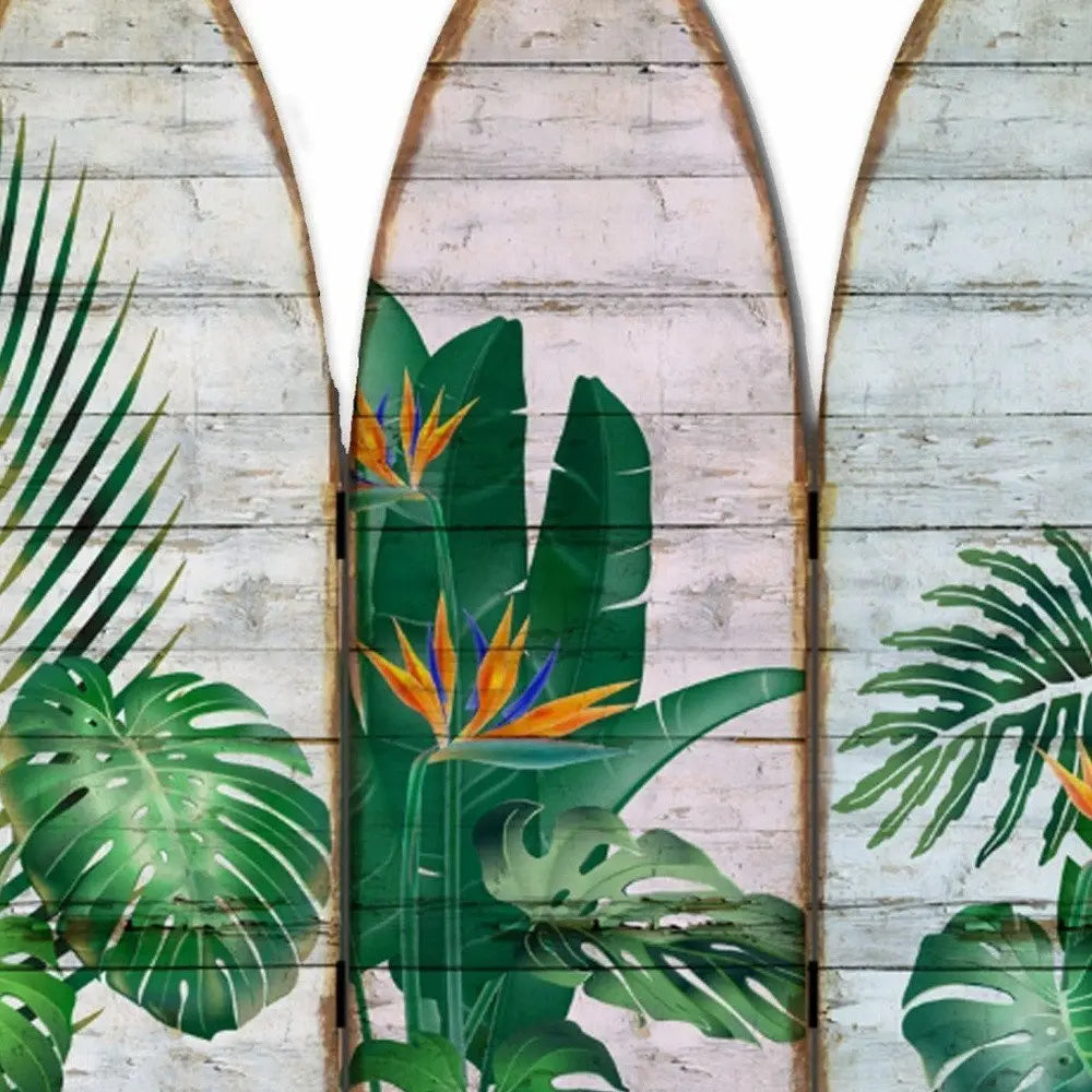 71" Green Solid Wood Folding Three Panel Screen Room Divider - NOBLE HOME INTERIORS