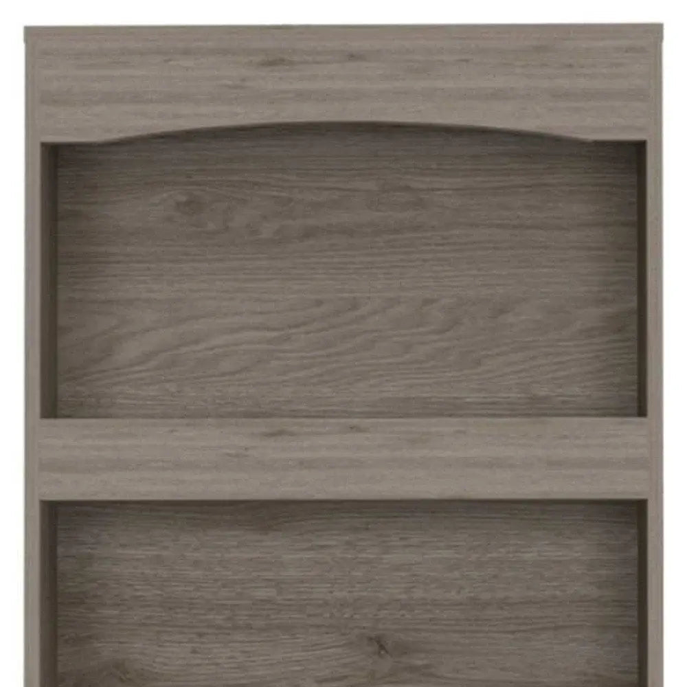 71" Three Tier Bookcase with Two doors HomeRoots