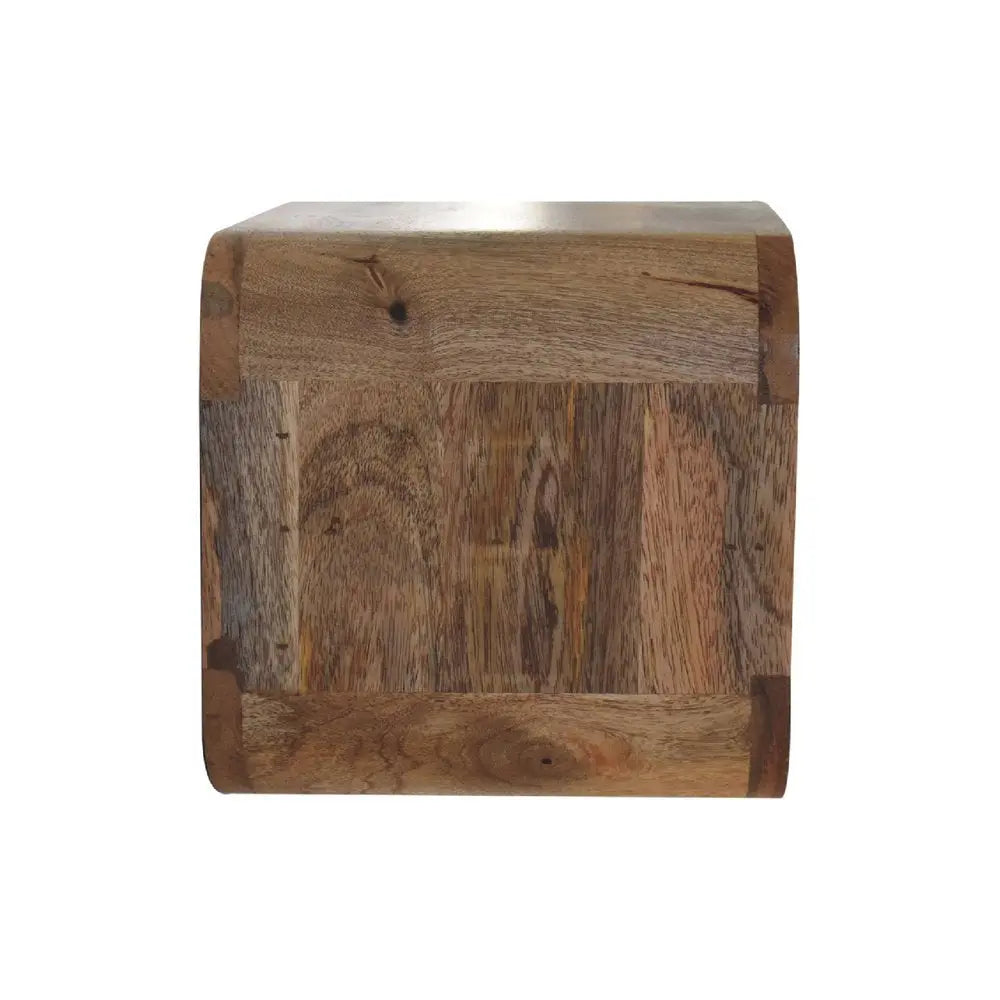 14" Brown Solid Wood One Drawer Floating Nightstand HomeRoots