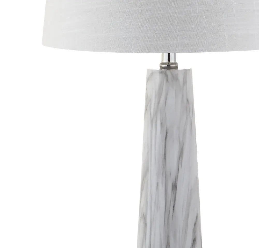 29" Clear Novelty Table Lamp LED With Drum Shade HomeRoots