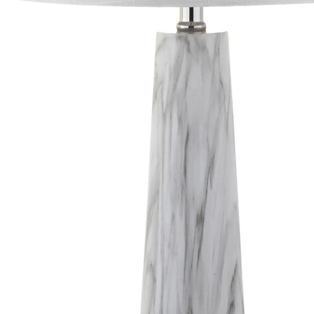 29" Clear Novelty Table Lamp LED With Drum Shade HomeRoots