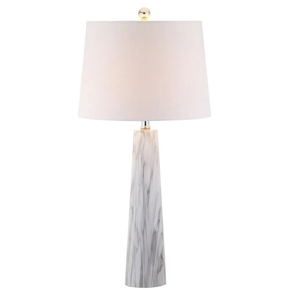 29" Clear Novelty Table Lamp LED With Drum Shade HomeRoots