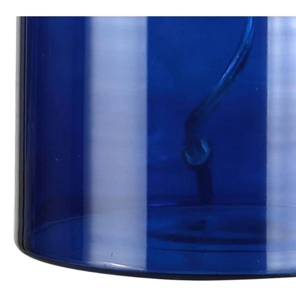 24" Clear Novelty Table Lamp LED With Drum Shade HomeRoots