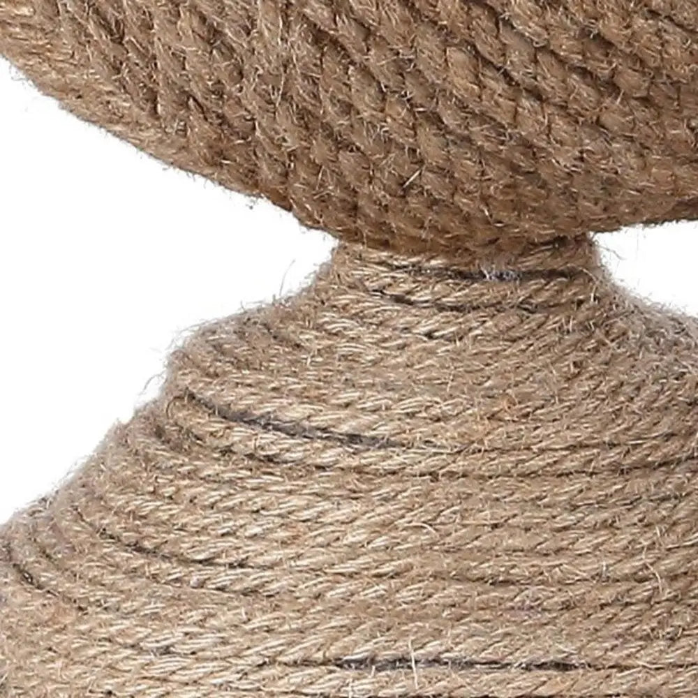 24" Brown Novelty Table Lamp LED With Drum Shade HomeRoots