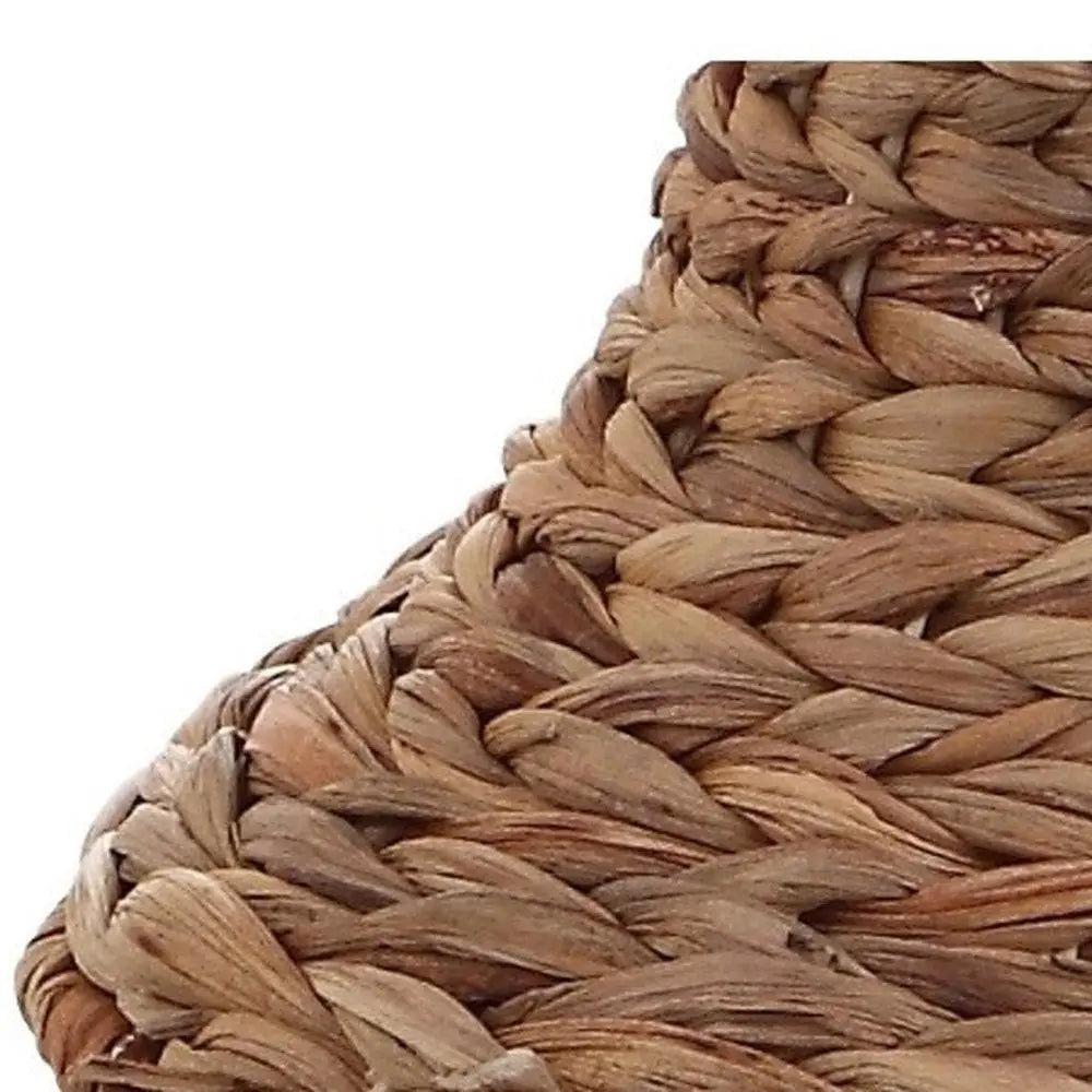 31" Natural Urn Table Lamp LED With Drum Shade HomeRoots