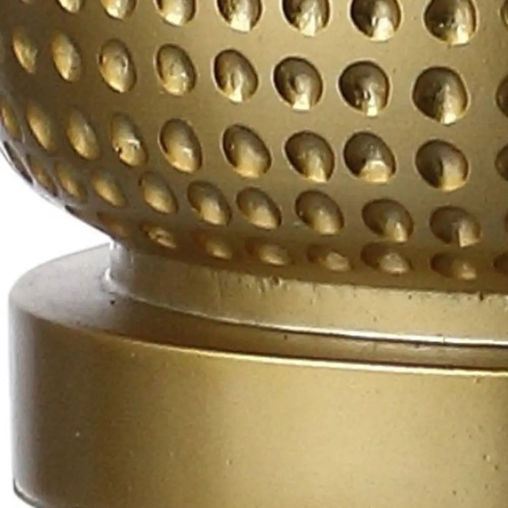 30" Gold Novelty Table Lamp LED With Drum Shade HomeRoots