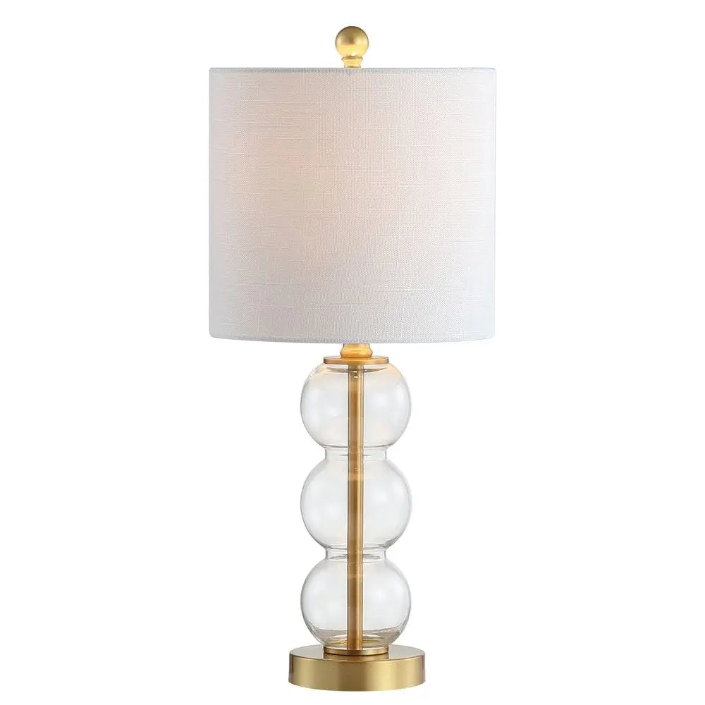 21" Gold Novelty Table Lamp LED With Globe Shade HomeRoots