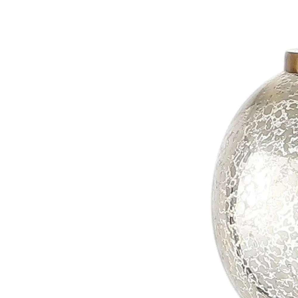 21" Gold Novelty Table Lamp LED With Globe Shade HomeRoots