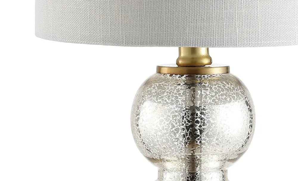 21" Gold Novelty Table Lamp LED With Globe Shade HomeRoots