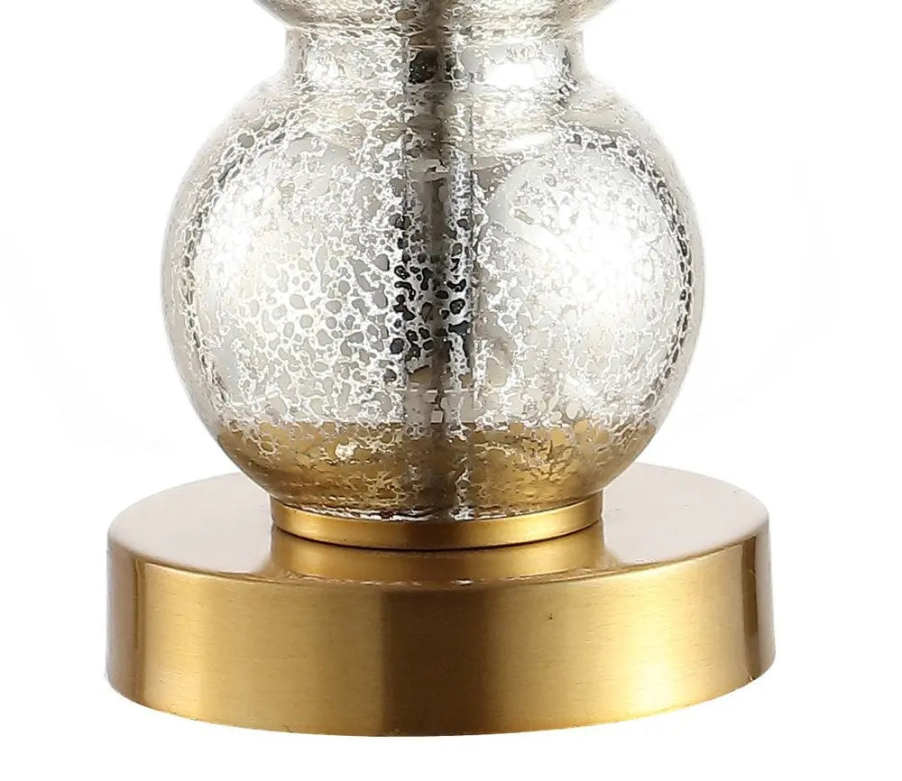 21" Gold Novelty Table Lamp LED With Globe Shade HomeRoots