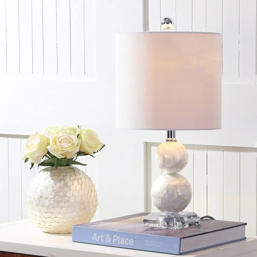 19" Clear Novelty Table Lamp LED With Globe Shade HomeRoots