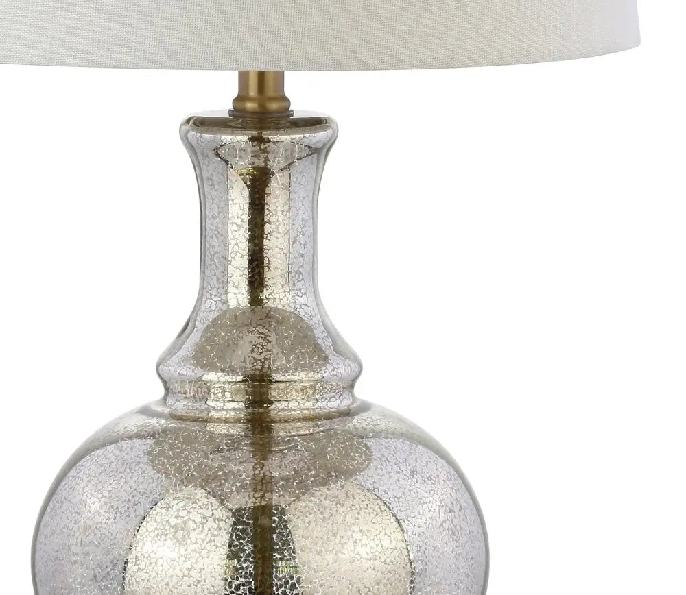 Set of Two 25" Gold Novelty Table Lamps LED With Drum Shades - NOVA HOME FURNITURE