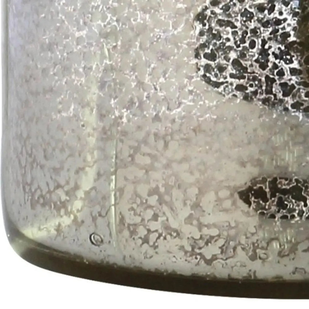 25" Clear Novelty Table Lamp LED With Drum Shade HomeRoots