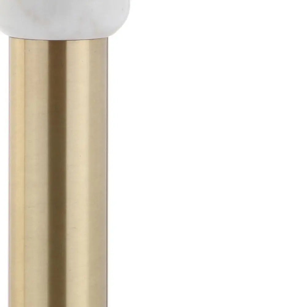 27" Gold Novelty Table Lamp LED With Drum Shade HomeRoots