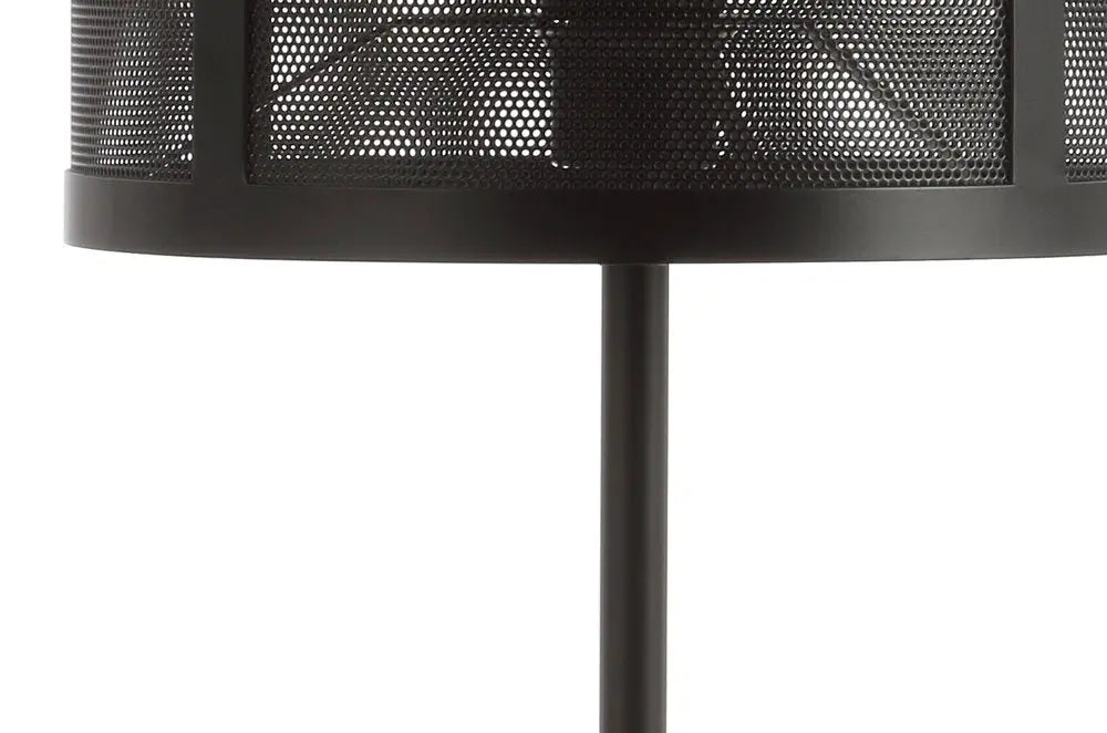 25" Black Novelty Table Lamp LED With Globe Shade HomeRoots