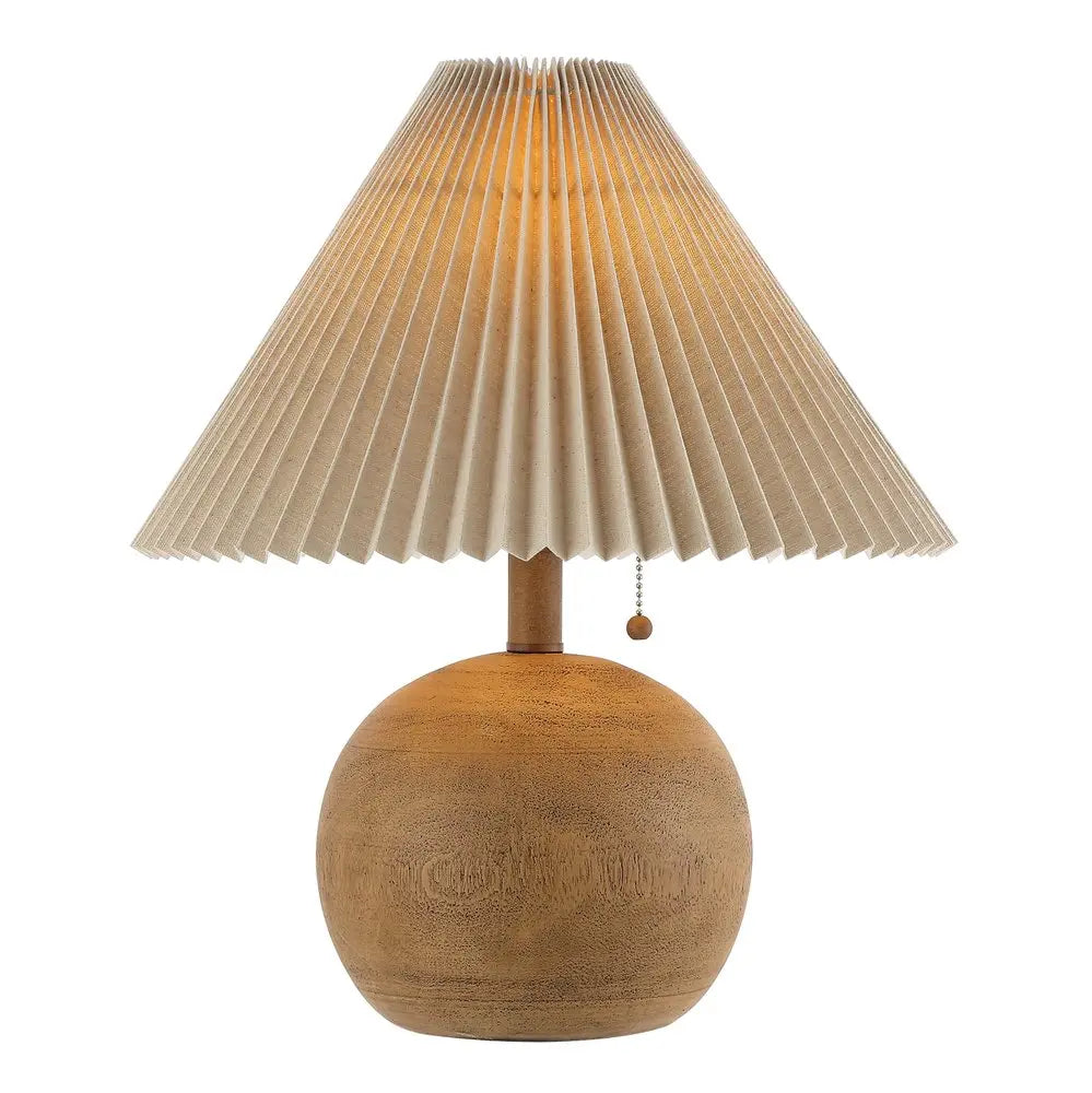 17" Clear Round Table Lamp LED With Empire Shade HomeRoots