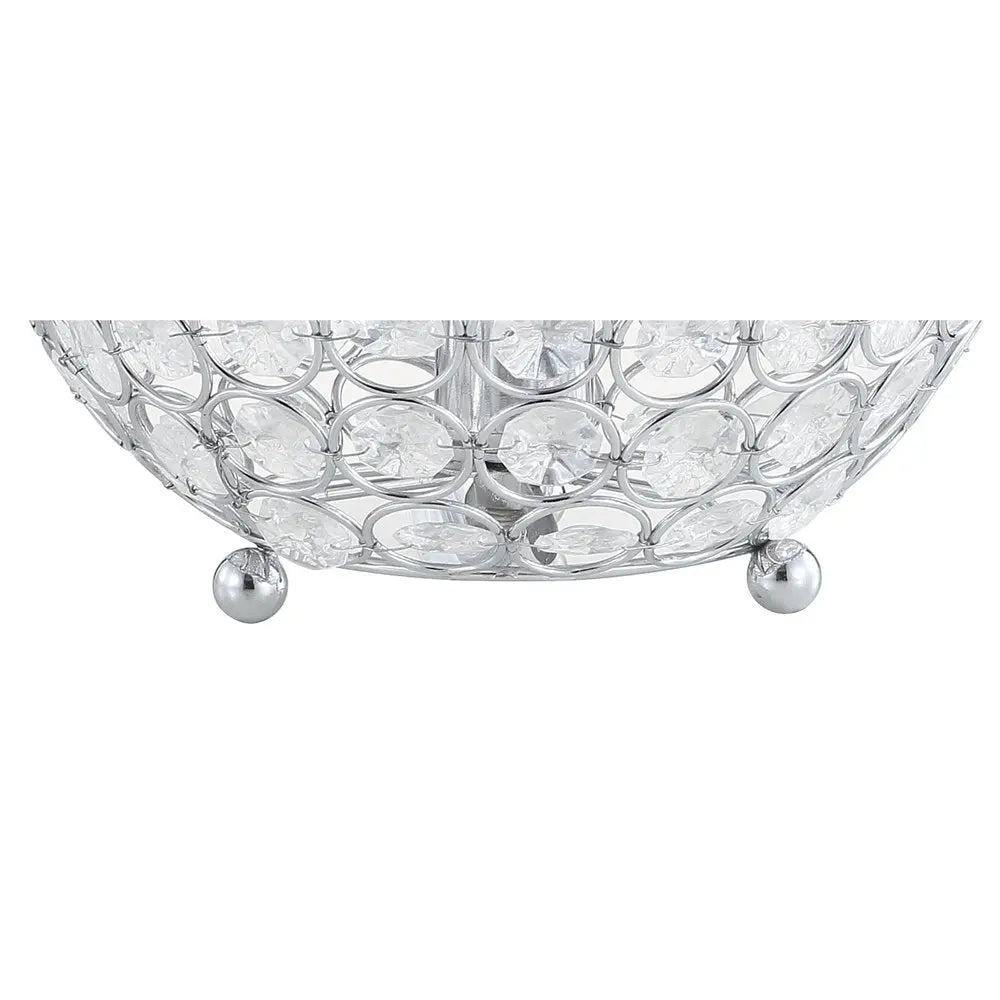 8" Silver Novelty Table Lamp LED HomeRoots