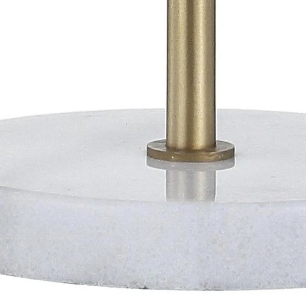 21" White Novelty Table Lamp LED HomeRoots