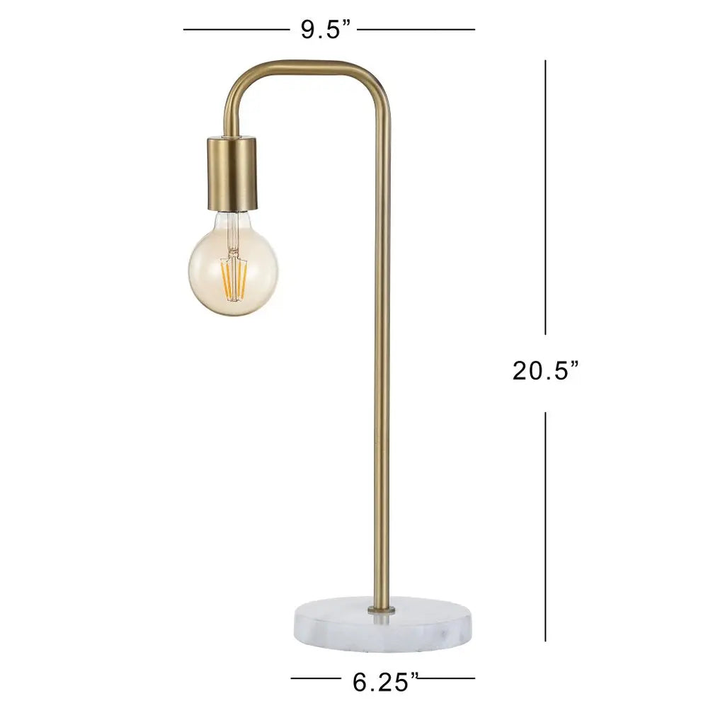 21" White Novelty Table Lamp LED HomeRoots