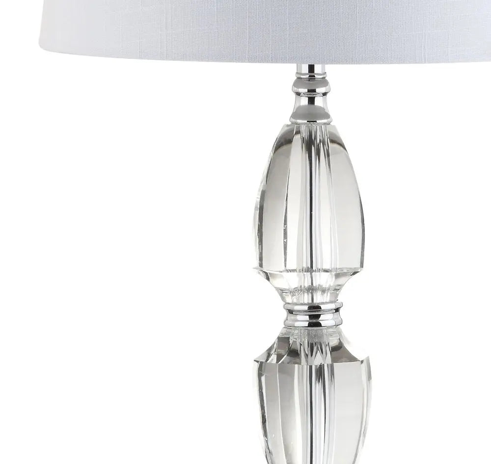 27" Silver Novelty Table Lamp LED With Drum Shade HomeRoots
