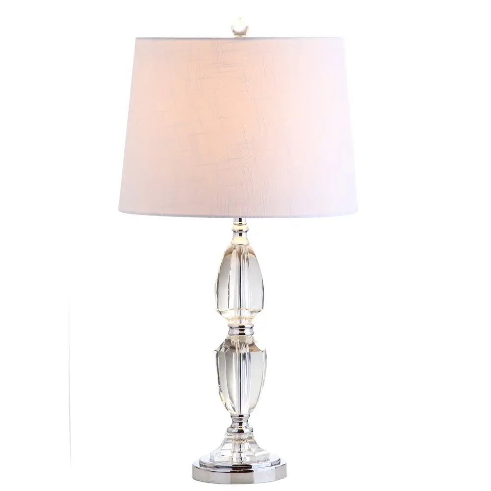 27" Silver Novelty Table Lamp LED With Drum Shade HomeRoots