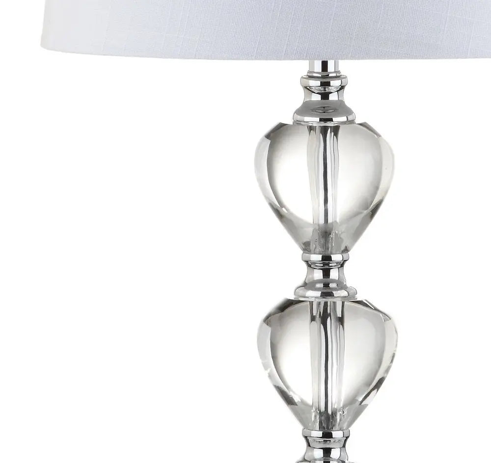 27" Silver Novelty Table Lamp LED With Drum Shade HomeRoots