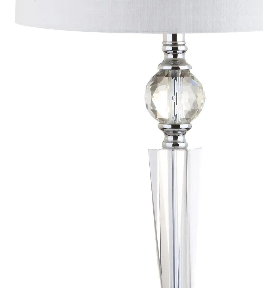 Set of Two 31" Silver Novelty Table Lamps LED With Drum Shades HomeRoots