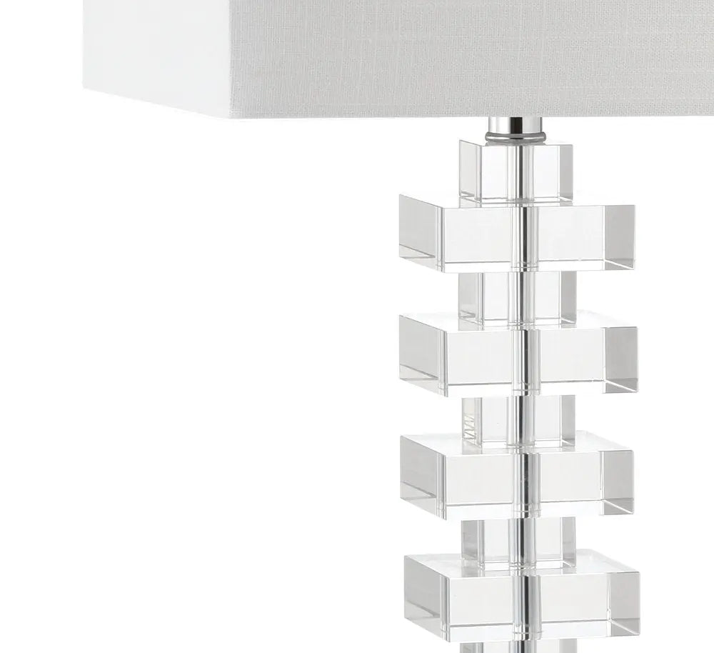 28" Clear Novelty Table Lamp LED With Shade HomeRoots