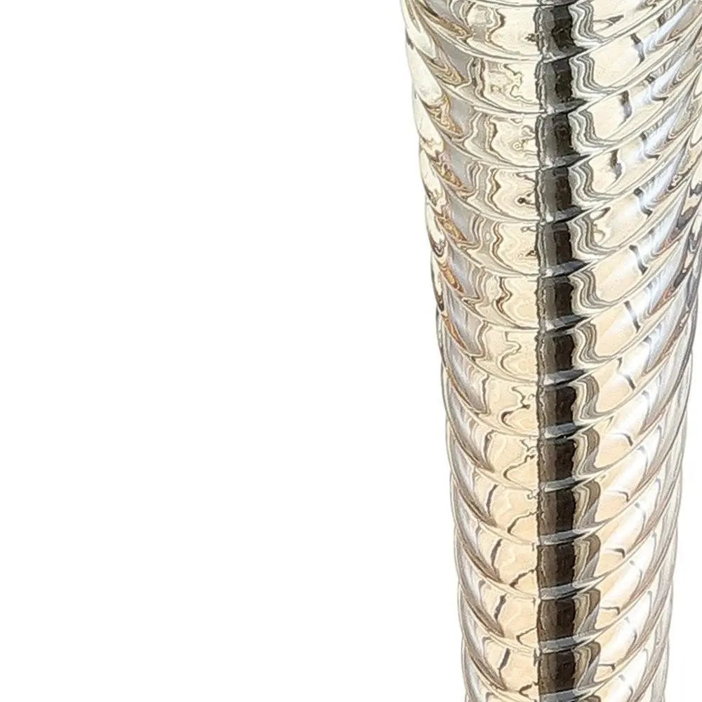 Set of Two 32" Champagne Novelty Table Lamps LED With Globe Shades HomeRoots