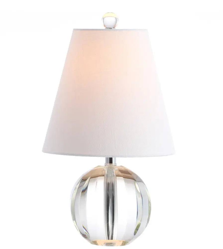 16" Clear Novelty Table Lamp LED With Empire Shade HomeRoots