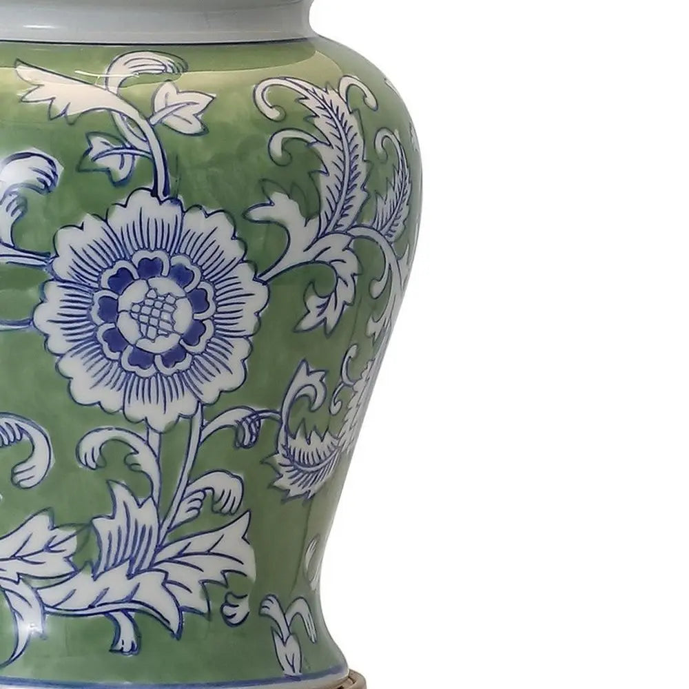 22" Gold Urn Table Lamp LED With Empire Shade HomeRoots