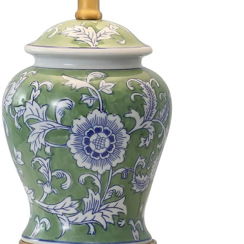 22" Gold Urn Table Lamp LED With Empire Shade HomeRoots