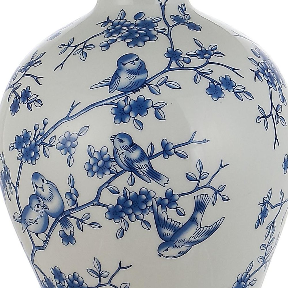 Lámpara de mesa LED de 24" con pantalla estilo imperio y diseño de urna dorada