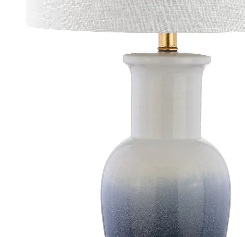 32" Gold Novelty Table Lamp LED With Drum Shade HomeRoots