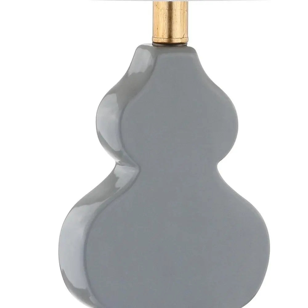 29" Gold Novelty Table Lamp LED With Drum Shade HomeRoots